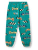 Småfolk Sweatbroek "Auto's" turquoise/meerkleurig