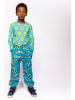 Småfolk Sweatbroek "Auto's" turquoise/meerkleurig