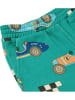 Småfolk Sweatbroek "Auto's" turquoise/meerkleurig