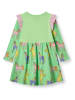 Småfolk Kleid "Einhörner" in Grün/ Bunt