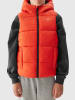 4F Doorgestikte bodywarmer oranje