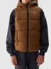 4F Doorgestikte bodywarmer lichtbruin