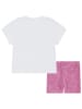 Converse 2-delige outfit wit/roze