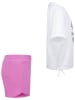 Converse 2tlg. Outfit in Weiß/ Pink