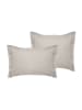 Elizabed 2-delige set: kussenhoezen beige