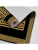 Elizabed 2er-Set: Badematten in Schwarz/ Gold