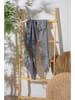 Elizabed Strandtuch in Dunkelblau/ Beige