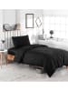 Elizabed Beddengoedset "Solid" zwart