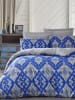 Elizabed Beddengoedset "Stella" blauw/grijs