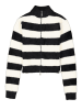 Garcia Sweatvest wit/zwart