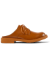 Camper Leder-Clogs in Hellbraun