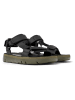 Camper Leder-Sandalen in Schwarz