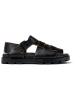 Camper Leder-Sandalen in Schwarz