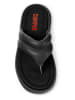 Camper Leren teenslippers zwart