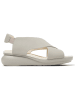 Camper Leren sleehaksandalen grijs