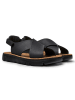 Camper Leder-Sandalen in Schwarz