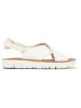 Camper Leder-Sandalen in Weiß