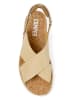 Camper Leder-Sandalen in Beige
