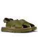 Camper Leren sandalen kaki