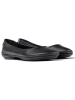 Camper Leren ballerina's zwart