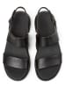 Camper Leder-Sandalen in Schwarz