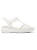 Camper Leren sleehaksandalen wit