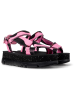 Camper Sandaletten in Schwarz/ Rosa