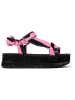 Camper Sandaletten in Schwarz/ Rosa