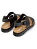 Camper Leder-Sandalen in Schwarz