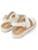 Camper Leder-Sandalen in Weiß