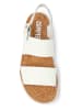 Camper Leder-Sandalen in Weiß
