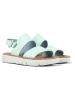 Camper Leren sandalen turquoise