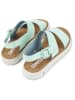 Camper Leren sandalen turquoise