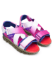 Camper Sandalen wit/lichtroze/blauw