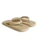 Camper Leder-Zehentrenner in Beige