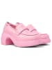 Camper Leder-Mokassins in Rosa