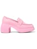 Camper Leder-Mokassins in Rosa