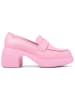 Camper Leder-Mokassins in Rosa