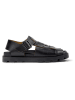 Camper Leder-Sandalen in Schwarz