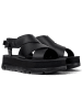 Camper Leren haksandalen zwart