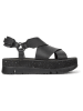 Camper Leder-Sandaletten in Schwarz