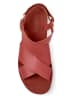 Camper Leder-Sandaletten in Rot