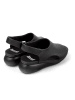 Camper Leren sleehaksandalen zwart