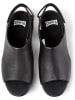 Camper Leren sleehaksandalen zwart