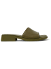 Camper Leren instappers kaki