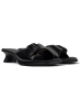 Camper Leder-Pantoletten in Schwarz