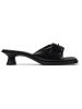 Camper Leder-Pantoletten in Schwarz