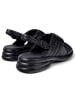 Camper Leder-Sandalen in Schwarz