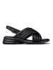 Camper Leder-Sandalen in Schwarz