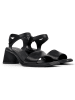 Camper Leder-Sandaletten in Schwarz